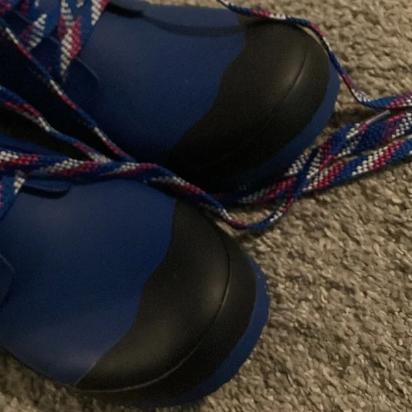Tommy Hilfiger Electric Blue Rainboots Size 9 EUC - Picture 4 of 13